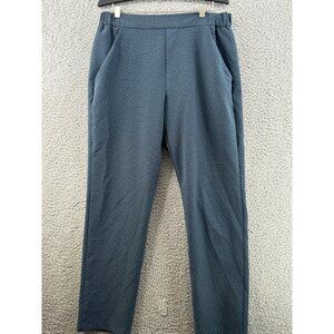 Zara Trafaluc Patterned Stretch Trousers Size Medium